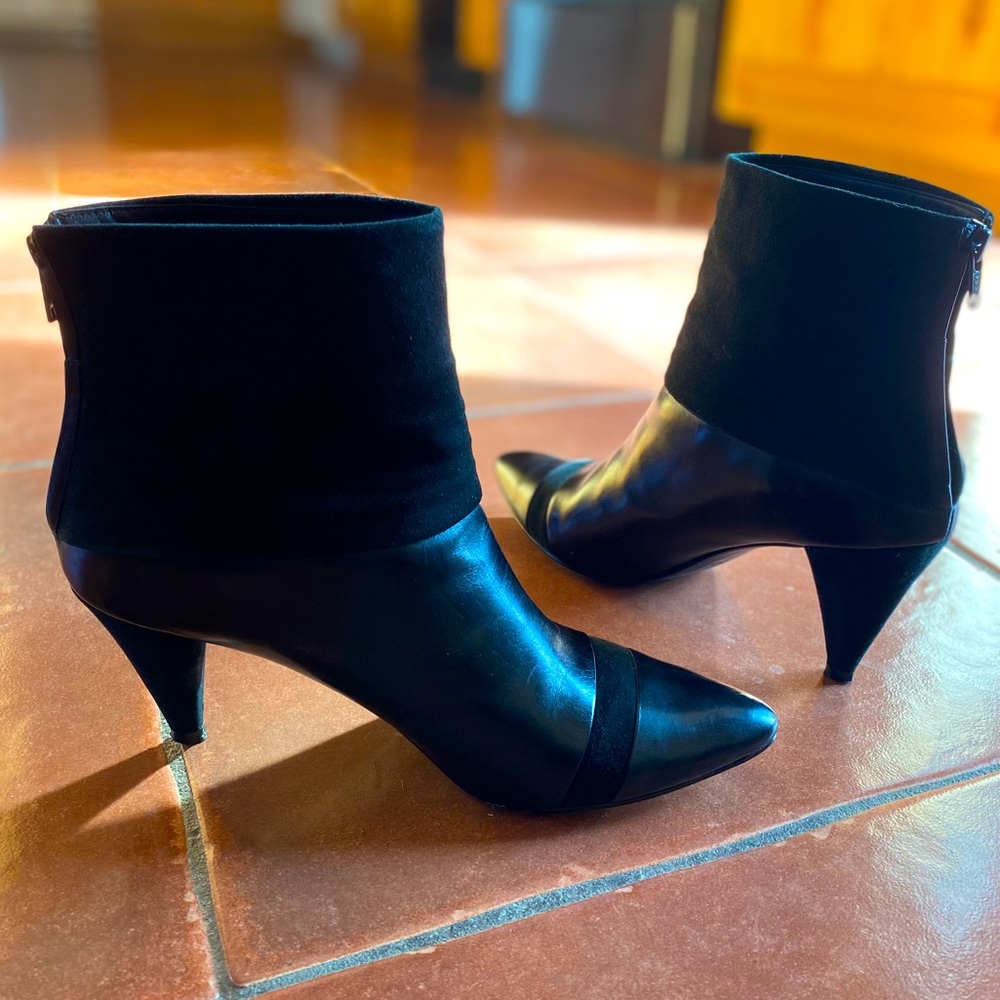 Joy Chen | Gorgeous Leather and Suede Booties